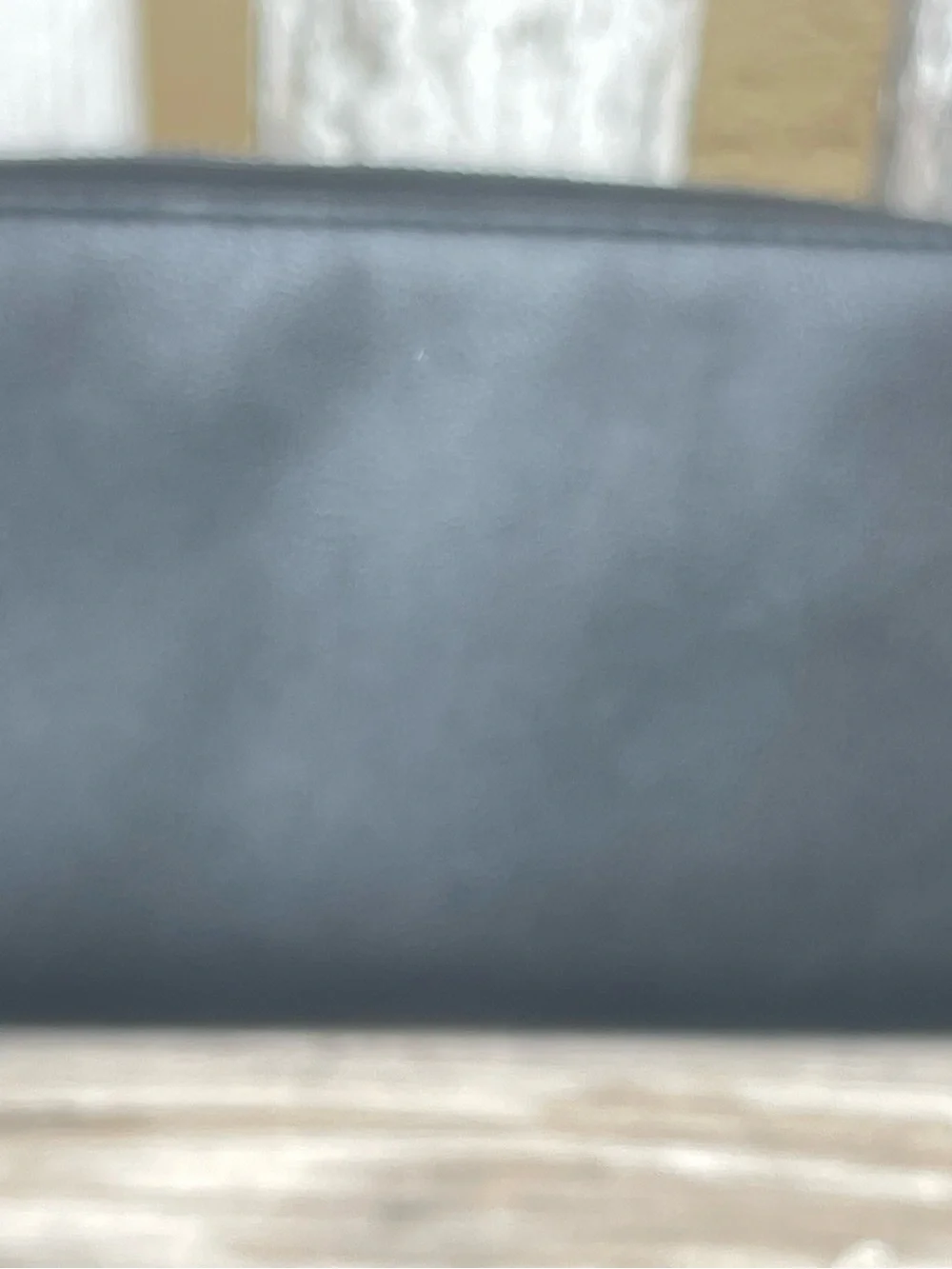 Juicy Couture Black Faux Leather Zip-Around Wallet